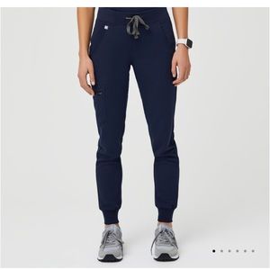 THREE pairs! Figs Zamora Jogger size Medium in Navy